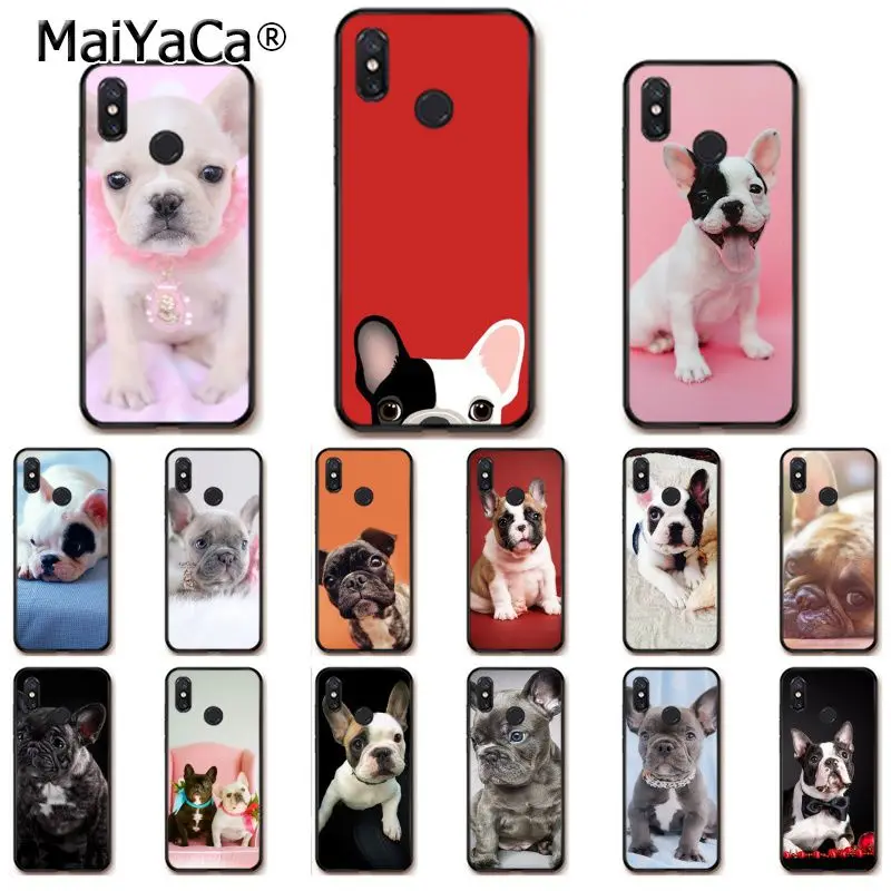 MaiYaCa чехол для телефона с французским бульдогом щенком Xiaomi Redmi8 4X 6A S2 7A 5A Redmi 5 5Plus Note5