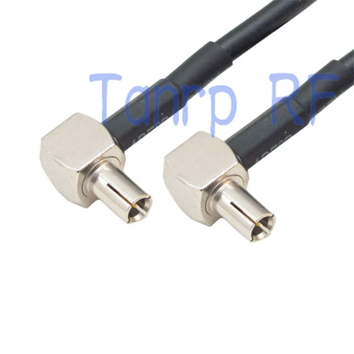 

6in TS9 male plug to TS9 male plug both right angle RF adapter 15CM Pigtail coaxial jumper cable RG174 extension cord