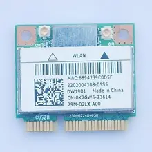 Беспроводная карта адаптера для Atheros Dell DW1901 802.1a/b/g/n Bluetooth мини-карта pci-e 300 Мбит/с WiFi+ Bluetooth 4,0