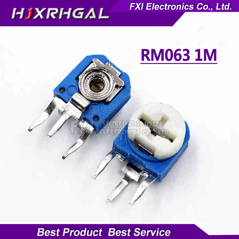 

20pcs RM063 1m ohm blue and white can be adjusted resistance potentiometer