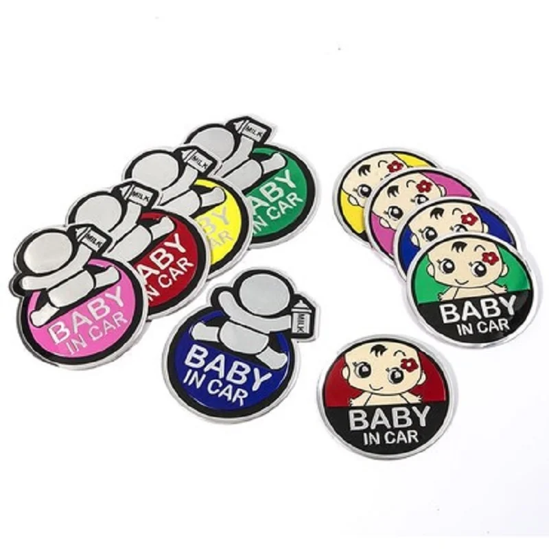 

Baby In Car Warning Car-Sticker High beam Reflective Stickers Reflective Warning Stickers To Prevent Rumbling Speakers