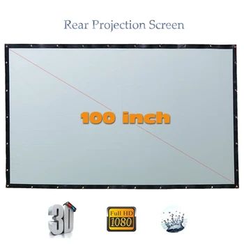 

Yovanxer High Brigtness Rear Projector Screen HD 100 inches Behind Projection screens for LED LCD Movie 16:9/4:3 optional