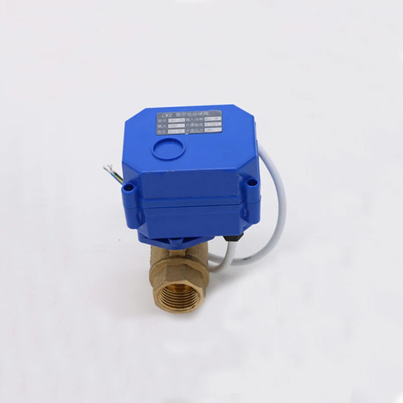 

Brass Motorized Ball Valve 1" DN25 DC12V (reduce port) Electric Ball Valve CR-01/CR-02/CR-05 Wires