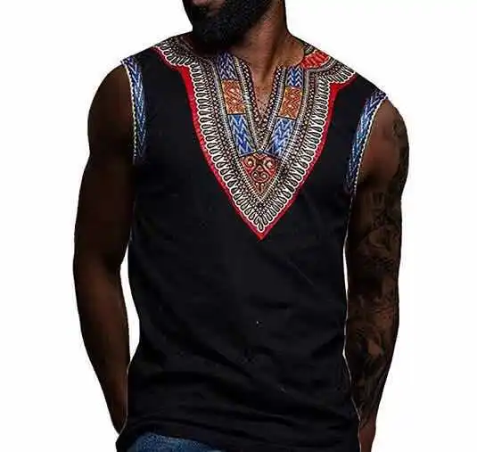 

2019 new summer sexy fashion style african men dashiki plus size printing t-shirt M-3XL