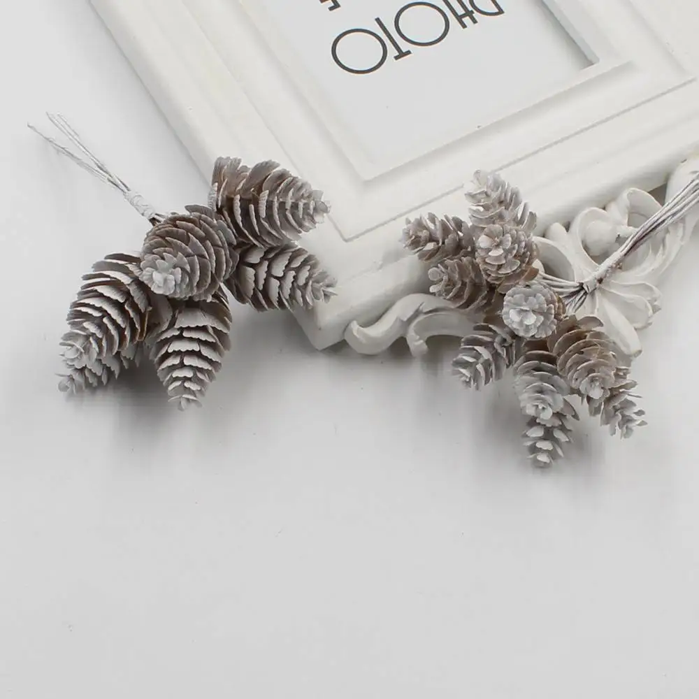 

new 1 string (6 pieces / 10 pieces) artificial flower pineapple artificial pine cone decoration souvenir DIY Chris