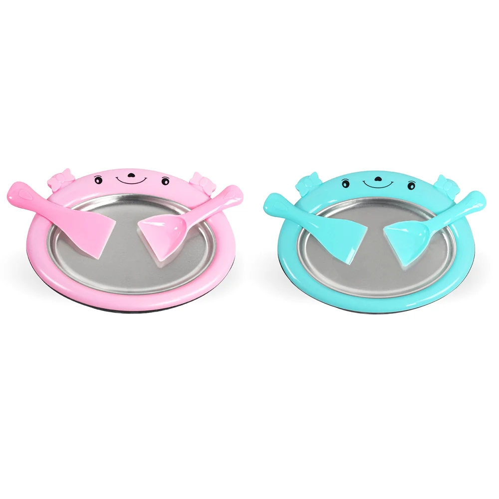 

2019 New Fried Yogurt Machine Household Small Mini Ice Maker Children Homemade Fruit Ice Cream Ice Porridge Fried Ice Tray