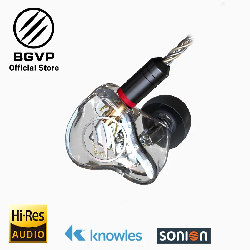 BGVP DM7 6 BA In Ear Monitors HIFI Earphone New