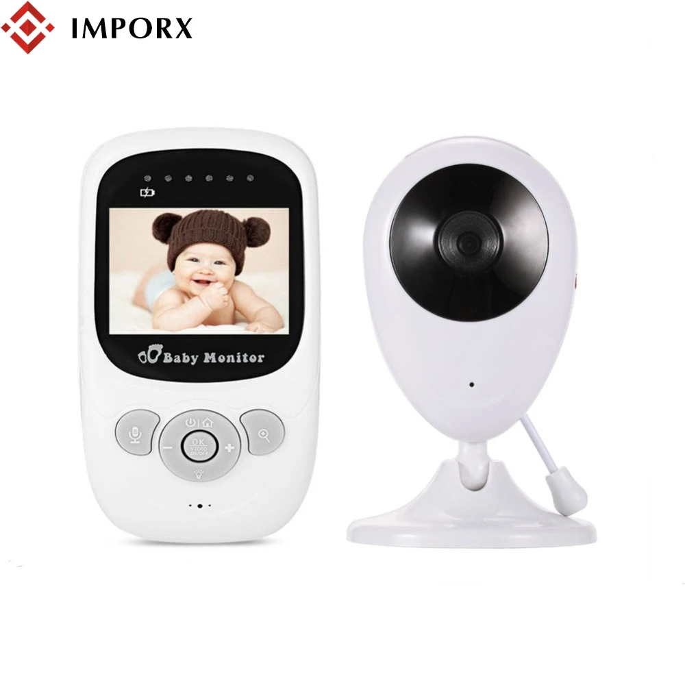 

IMPORX Wireless Video Baby Monitor 2.4 inch LCD Security Baby Intercom Camera IR 24h Two Way Talk Baby Walkie Talkie Babysitter