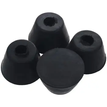 

Hot Sale 4pcs Black Conical Furniture Table Chair Leg Tips Foot Pad 50x40x30mm