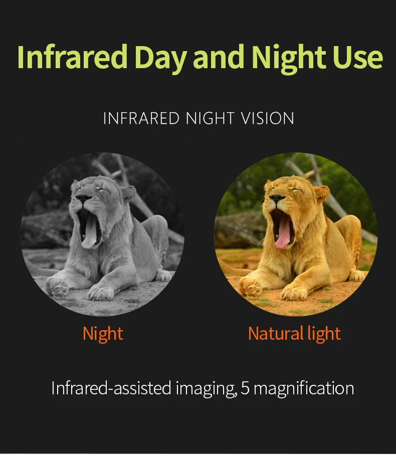 4x35 цифровой прибор ночного видения Инфракрасный компактный охотничий зритель