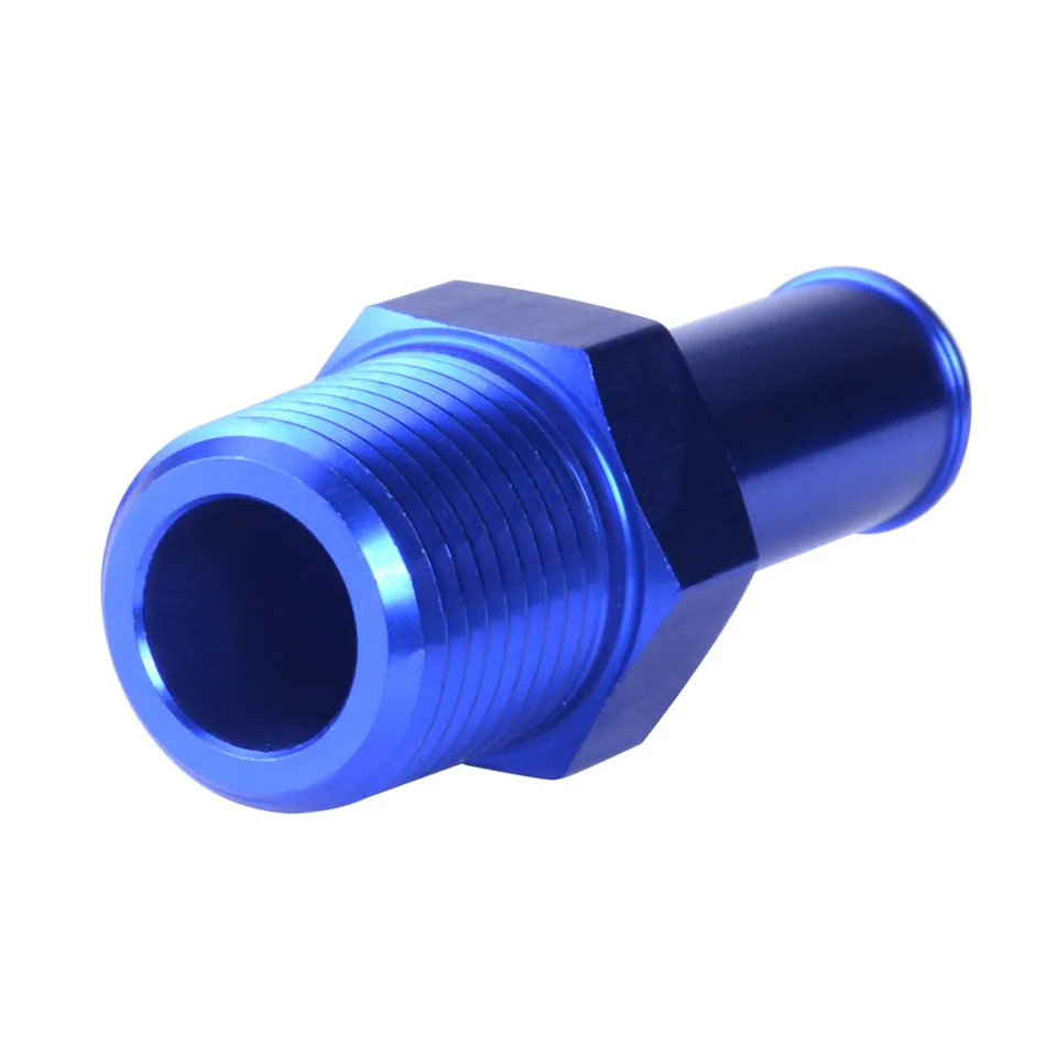 Qii lu Fuel Oil Fitting Adapter Aluminum Male Flare AN6 To 3/8 NPT Straight Fuel Oil Fitting Adapter Blue Qii lu Fuel Oil Fitting Adapter Aluminum Male Flare AN6 To 3/8 NPT Straight Fuel Oil Fitting Adapter Blue