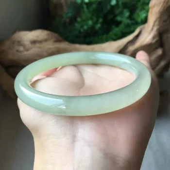 

J81#Hetian jade bracelet jade warm and delicate structure compact
