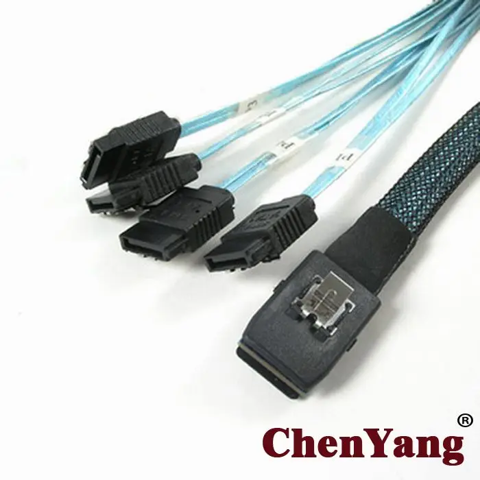 Chenyang 4SATA 7P Target HDD для Mini SAS 4i SFF 8087 36 P кабель хоста|Кабели передачи данных| |