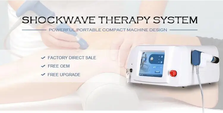 Пневматические, противоударные волновой терапии Оборудование Shockwave Машина Eswt физиотерапия колено облегчение боли в спине удаление целлюлитов
