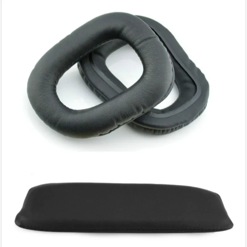 

Black Replacement Earpads Ear Pads Cushions for Logitech G35 G930 G430 F450 Headphones