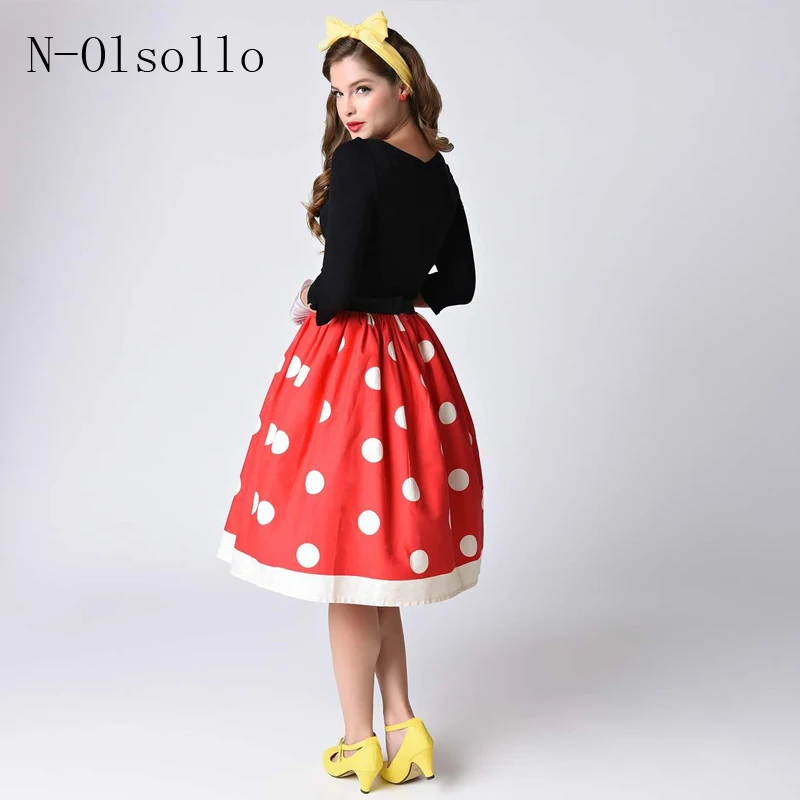 Женская трикотажная юбка в белый горошек с высокой талией|knit skirt|waist skirthigh waist skirt |