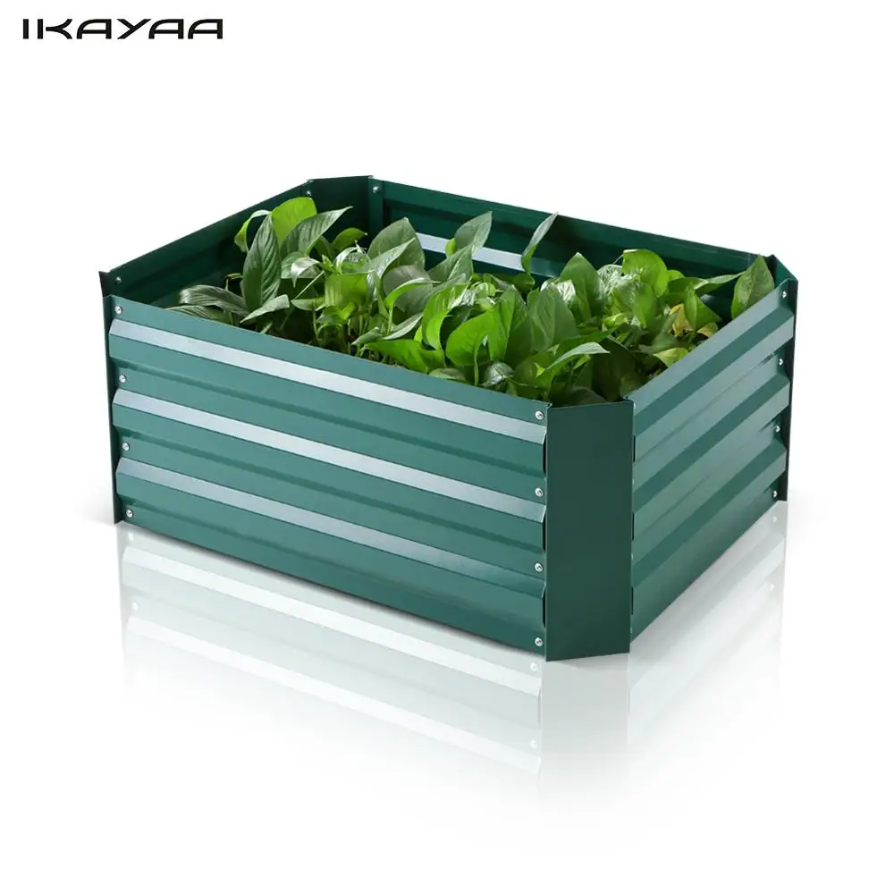 Online Buy Wholesale Rectangle Planters From China Rectangle - Ikayaa Rectangle Metal Raised Flower Pot Garden Bed Vegetable Flower Herbplanter Kit online buy wholesale rectangle planters from china rectangle - ikayaa rectangle metal raised flower pot garden bed vegetable flower herbplanter kit