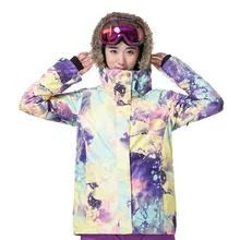 Womens Outdoor Windproof Waterproof Coat Snowboarding Skiing Jackets Winter Warm Snow Snowboard Ski Jacket Women Padded Coats