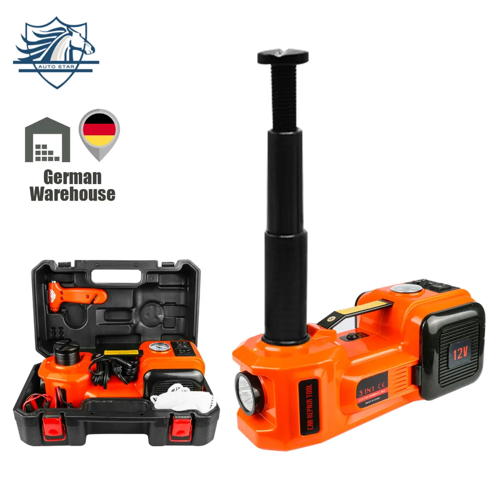 12V 5Ton Car Jack Tire Jack Electric Hydraulic Jack Lifting Jack Auto Lift Car lift Tire Inflator Flashlight Safe Hammer 3 in 1 12V 5Ton Car Jack Tire Jack Electric Hydraulic Jack Lifting Jack Auto Lift Car lift Tire Inflator Flashlight Safe Hammer 3 in 1