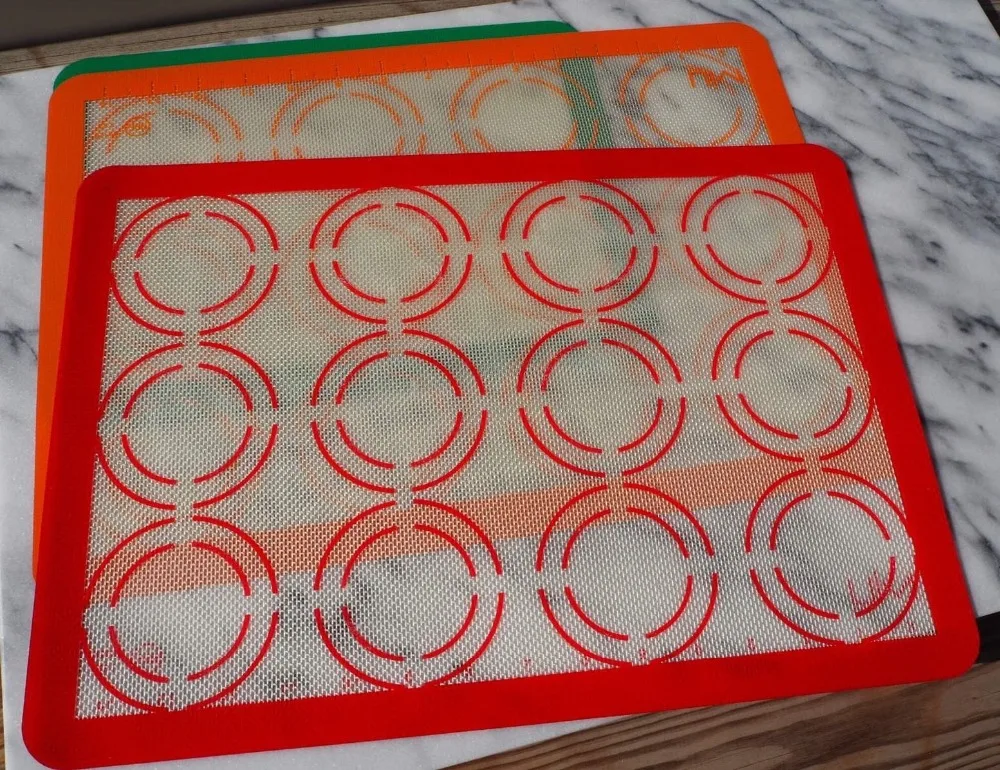 Бесплатная доставка набор из 3 антипригарных силиконовых вкладышей MIUfrance для