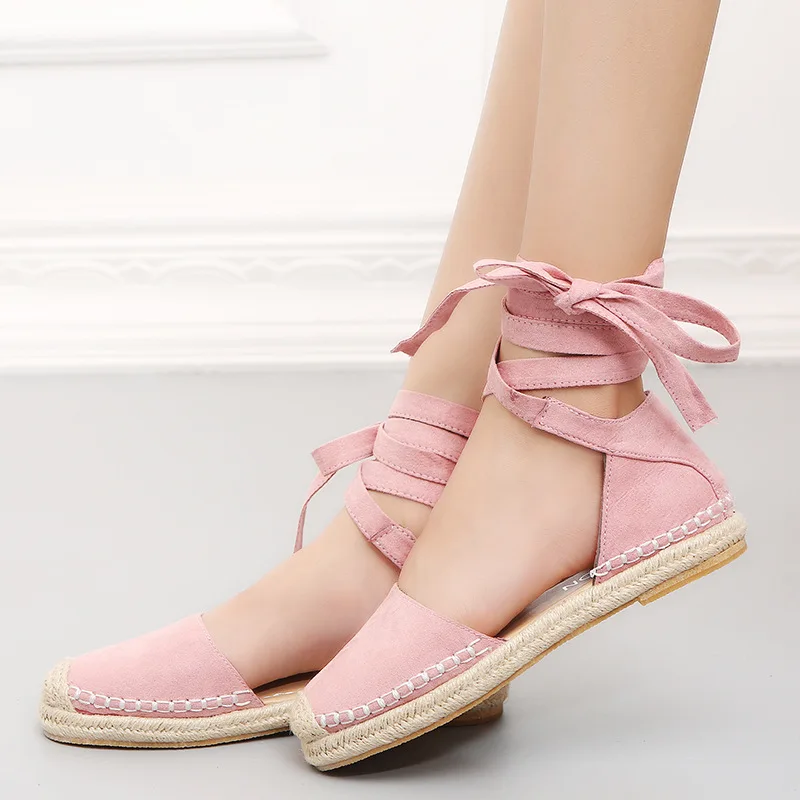 

fisherman sandals women cut out ankle strap flat heeled breathavle sandals women handmade sewing closed toe roman sandals woman