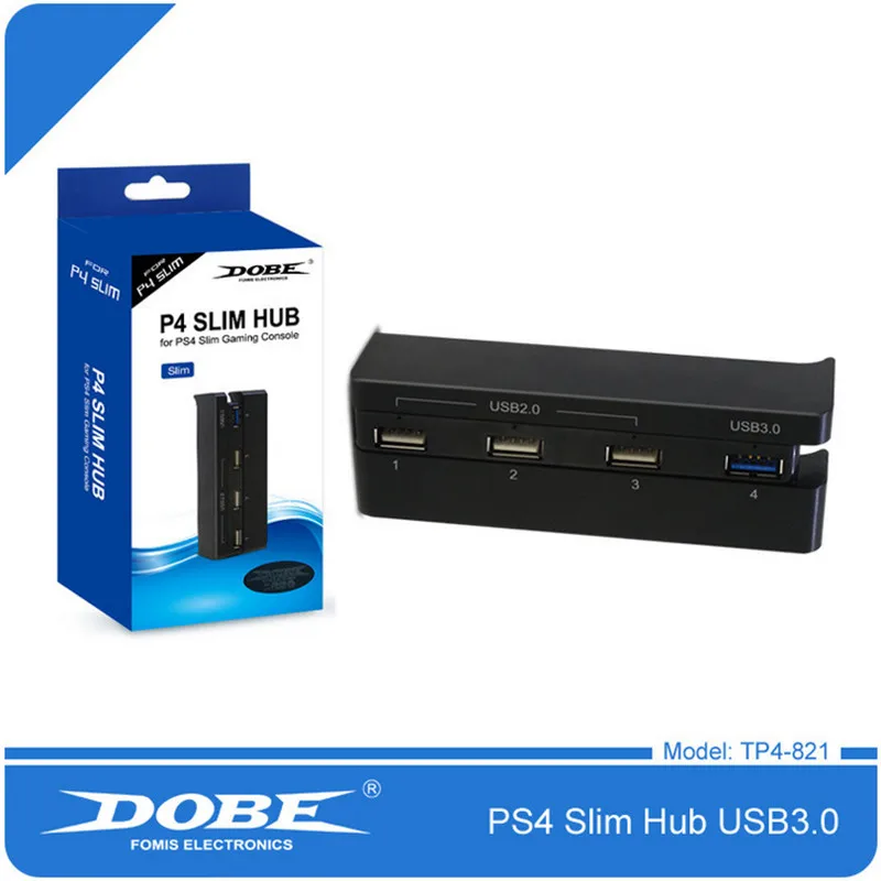 

PS4 Slim Accessories Play Station 4 Slim Console USB HUB 3.0 High Speed & 2.0 USB Port Extend USB Adapter for Playstation 4 Slim