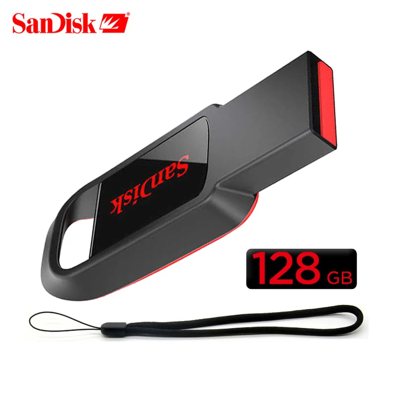 USB флеш накопитель SanDisk CZ61 128 ГБ 32 64 16 2 0 поддержка официальной проверки|USB