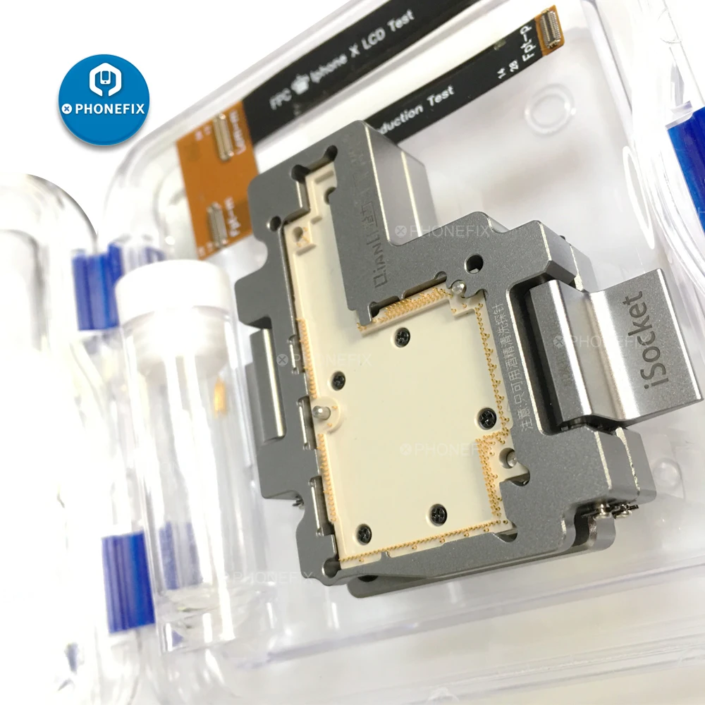 PHONEFIX QIANLI iSocket для iPhone X материнская плата(PCB) Тесты приспособление с Верхняя Нижняя Слои для iPhone X материнская плата быстрого Тесты Инж