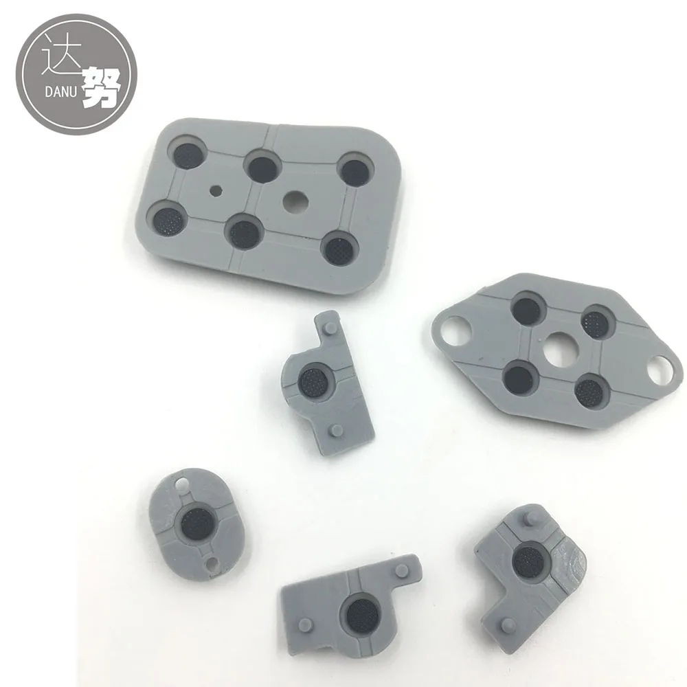 

10Sets Replacement Silicon Rubber Pad A B X Y D Pad Buttons for Nintendo N64 Controller Joy Pad Conductive Button