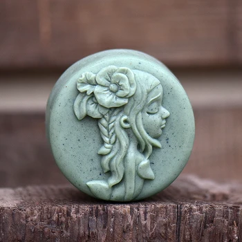 

Mori Girl Silicone Soap Mold Round Natural Handmade Bath Bomb Mould