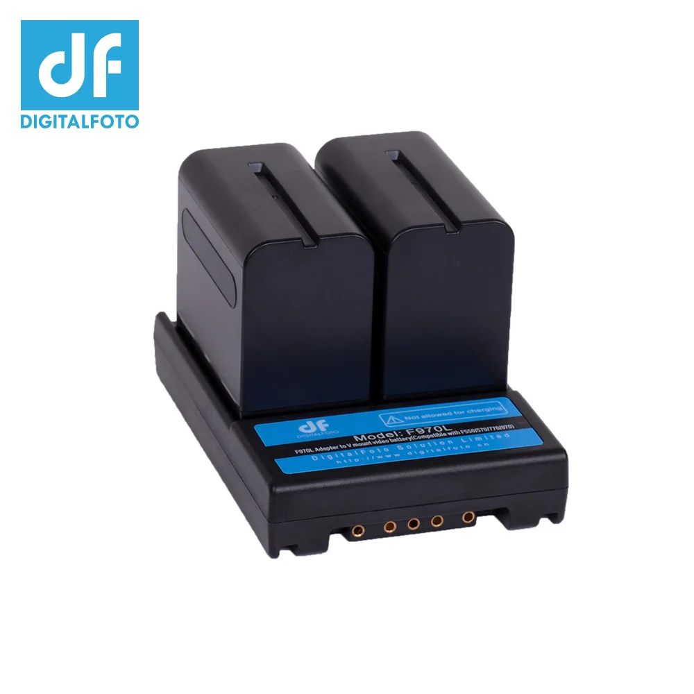 Адаптер для аккумулятора DF digitolfoto F970L F550 F570 F770 F970 крепление на батарейку V пластина