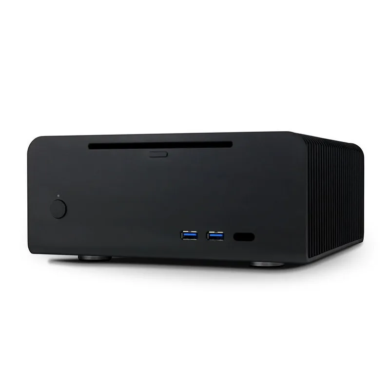 HTPC мини ПК настольный компьютер безвентиляторный алюминиевый корпус для