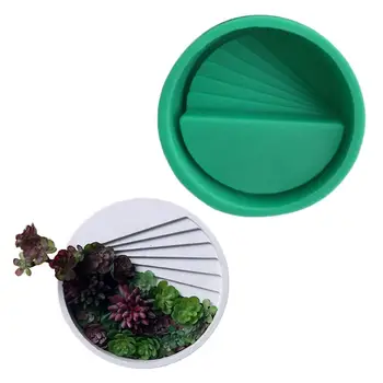 

DIY Silicone succulent Flowerpot Mould Cement Plaster Fondant Cake Decoration Baking Tools Supplies Desktop Plant Potten Decor