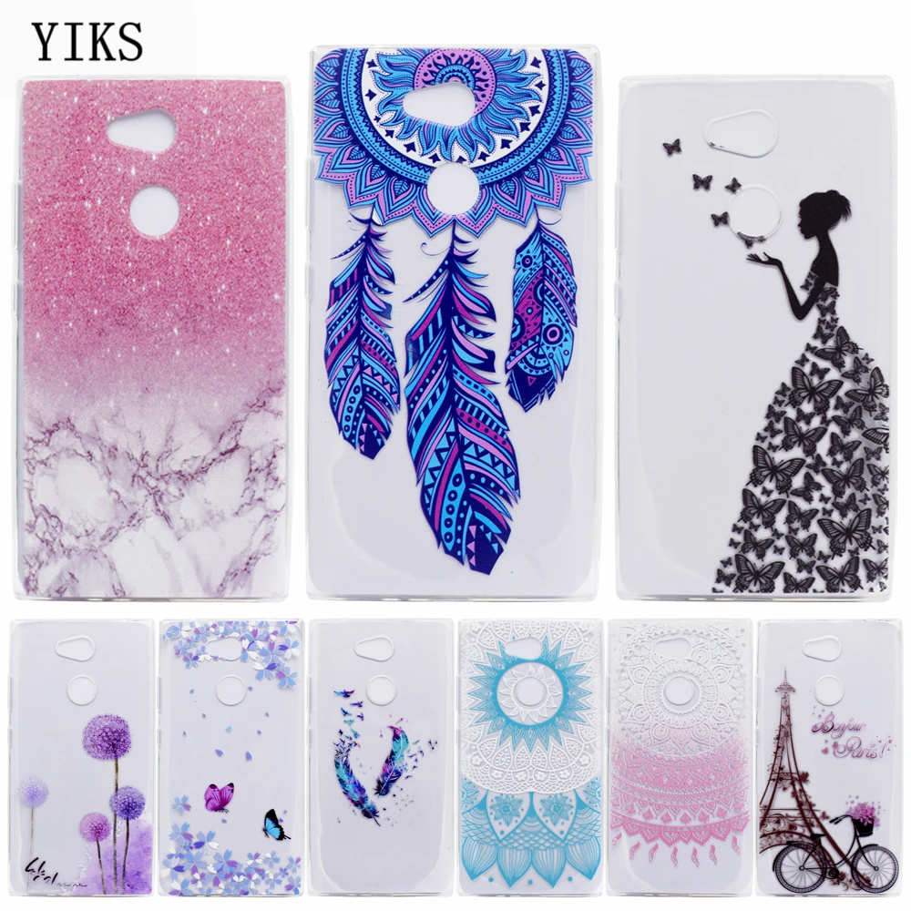

YIKS For Sony Xperia L2 Case Sony L2 Case Cover Soft Tpu Cover Phone Case For Sony Xperia L2 H3311 H3321 H4311 H4331 Case Capa