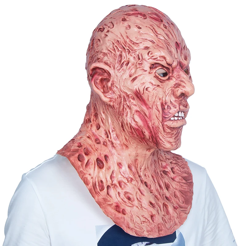 Маска убийцы ужасов, Реалистичная натуральная латексная маска Фредди Крюгера