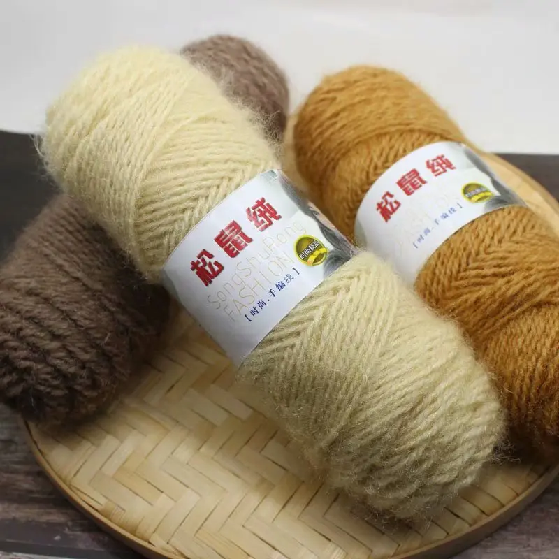 

100g /ball Soft Long velvet acrylic Yarn Towel Yarn Thread for Hand Knitting Crochet Sweater Hat katoen garen lanas para tejer