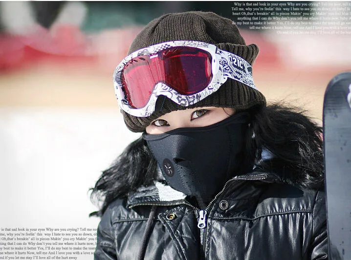 Outdoor Facial Protector Roller Suede Face Mask Windbreak Cold and Dust-proof Skiing for Biking in Winter | Спорт и развлечения