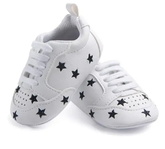 

Boys Girls Sneakers Kids Footwear Non-slip Crib Babe First Walkers Walker Infant Toddler Prewalkers Soft Sole Baby Shoes L-05
