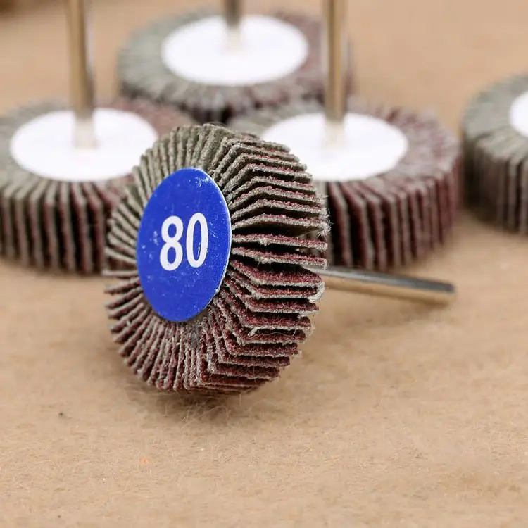 5Pcs Dremel Accessories Sandpaper Sanding Flap Polishing Wheels Sanding