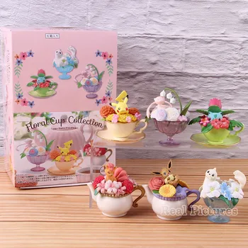 

Eevee Bulbasaur Dewgong Anime PVC Collectible Action Figure FLORAL CUP Collection Model Toy