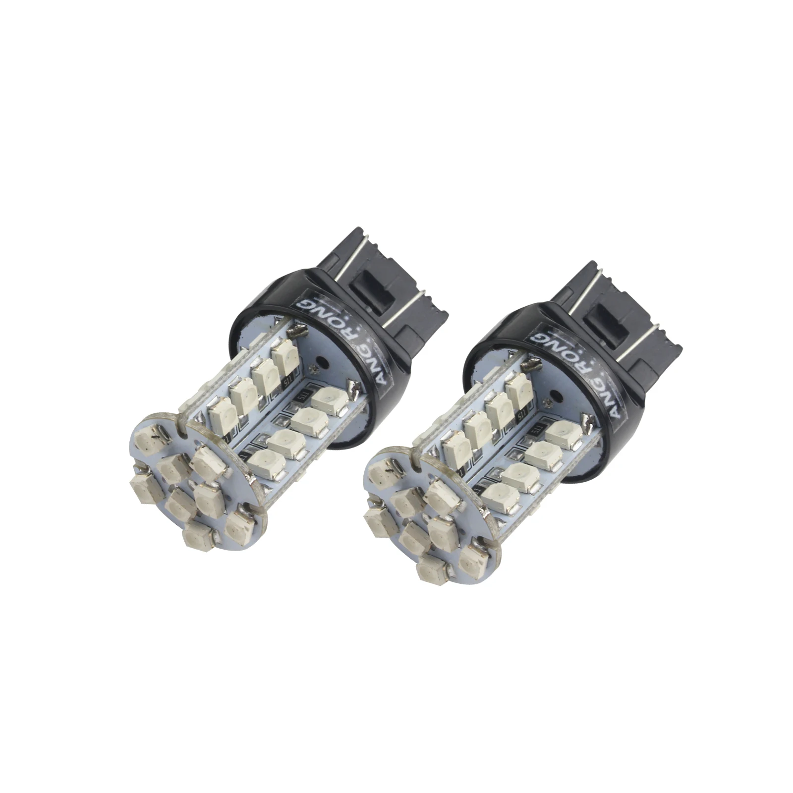 2x LED 7443 582 580 W21/5W лампочка боковой фонарь задний стоп сигнал Красный 12 В|Сигнальная