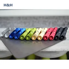 1 pair folding bike hinge clamp  C buckle for brompton bike H&H studio