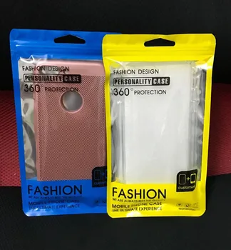 

2000Pcs Yellow Plastic Phone Case Packaging Bags Poly Zip Lock Storage Bag For Iphone 11 Pro XS Max XR X Phone Case Cover Shell