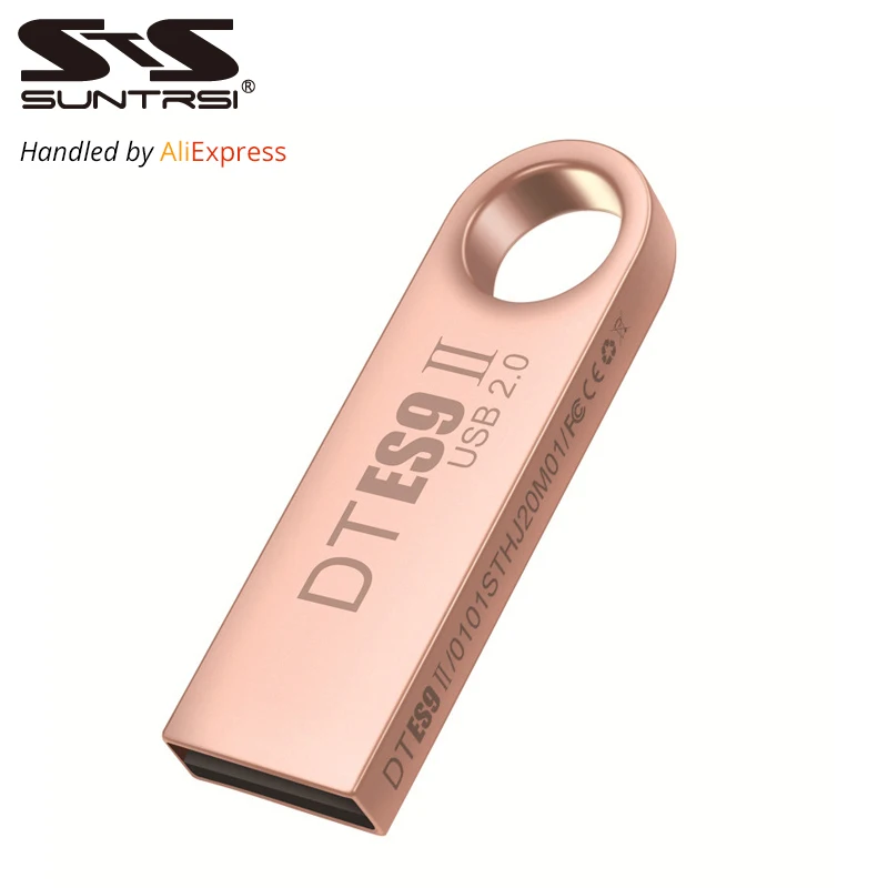

Suntrsi Pendrive High Speed USB Stick Metal USB Flash Drive Flash 64GB Real Capacity Pen Drive Customized Flash Drive USB Flash