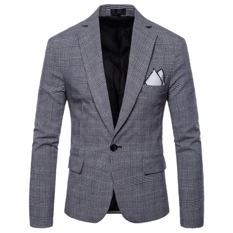 Slim Fit костюмы Для мужчин Нотч Бизнес Свадебные Жених отдых смокинг 2018 последние