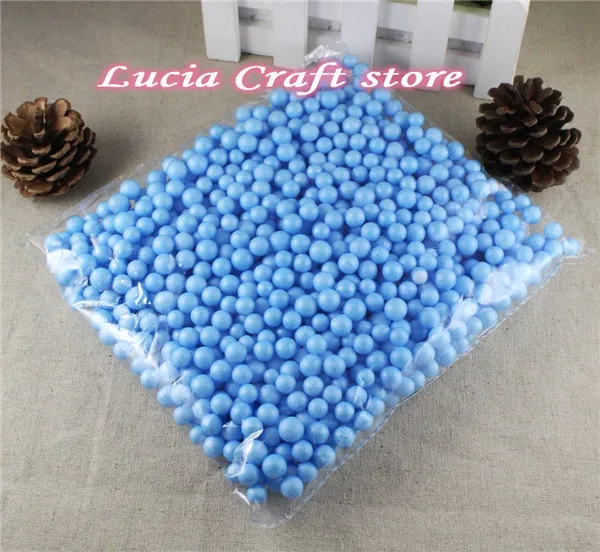 5 мм-10 мм смешанный пенопластовый шар декоративный шар DIY 900 шт./партия M0105 - Цвет: C3 blue