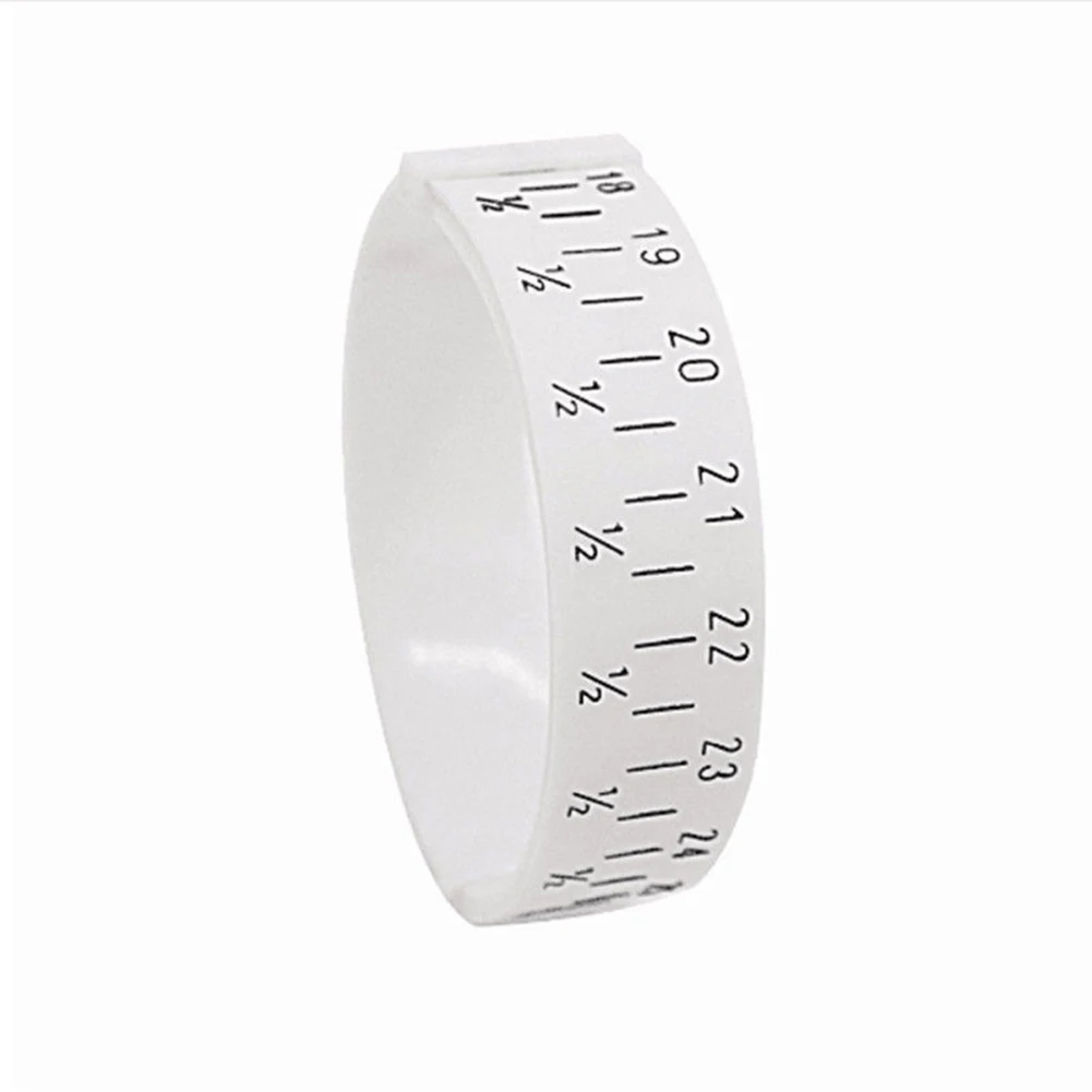 Newest Trendy Standard Bracelet Measuring Ring Tool Finger Wrist Circle Measuring Belt Tool Ring Bracelet Wristlet Watch Sizer