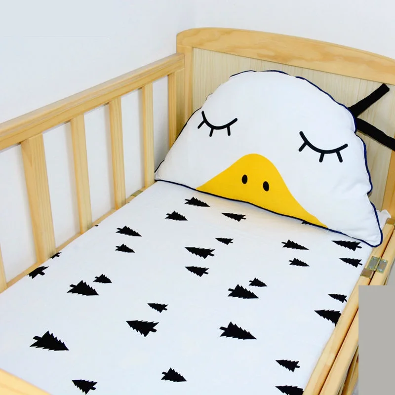 

Cotton Lovely Baby Crib Bedding Cover Newborn Fitted Sheet Elastic Baby Bed Cover Anti Dust Fitted Sheets For Infant Crib Cot