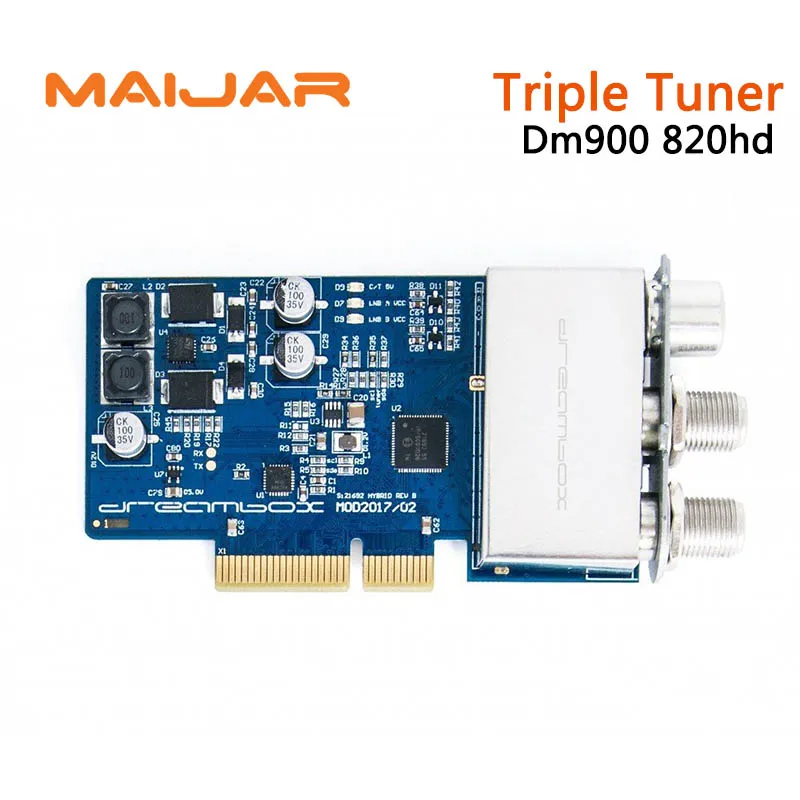 

Newest Dream Triple 2x DVB-S2 1x DVB-C/T2 Tuners for 900UHD 7080HD 820 HD