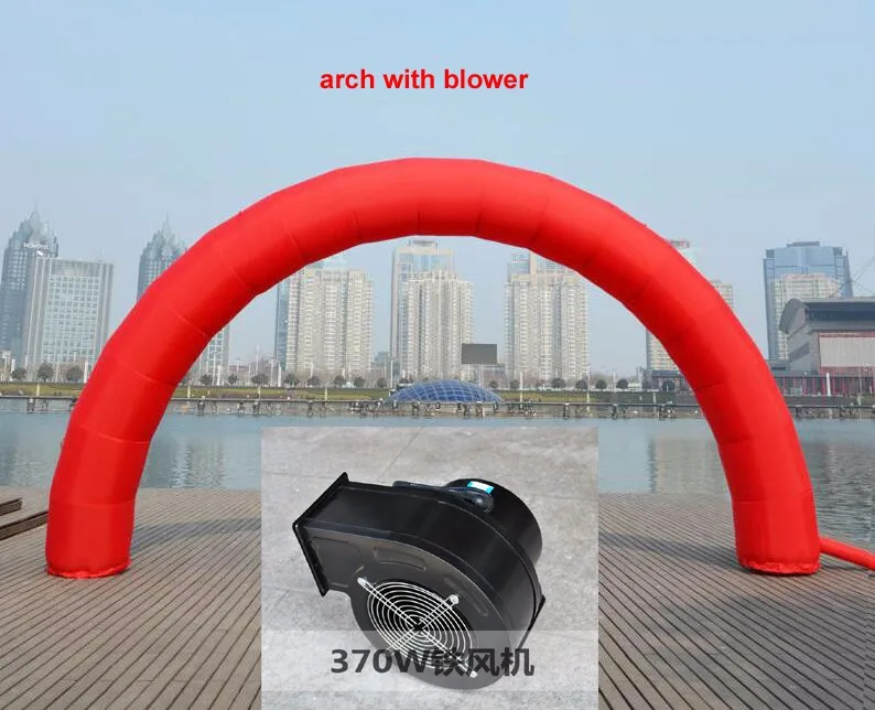 arch with blower